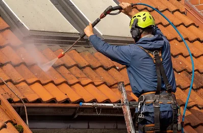 Démoussage et hydrofuge de toiture à Tousson